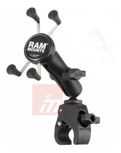 Soporte Ram Mount Mordaza Larga P/ Moto iPhone X 8 7 S8 S7