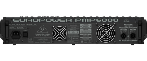 Mezcladora Behringer Amplificada 20ch 600w Pmp6000