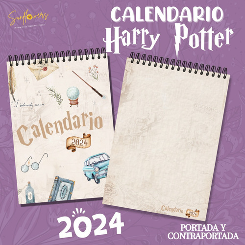 Calendario Imprimible Harry Potter 2024 Pdf