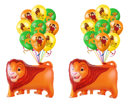 Kit Fiesta The Lion King Globos De Cumpleaños Decoración