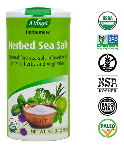 A Vogel Herbed Sea Salt Sal De Mar Con Hierbas 250g