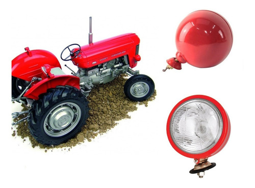 Farol Dianteiro Trator Massey Ferguson 50x 55x 65x 85x 95x