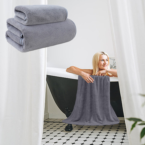 Juego De Toallas De Baño M Bath Towel De Lino Suave Para Pc,
