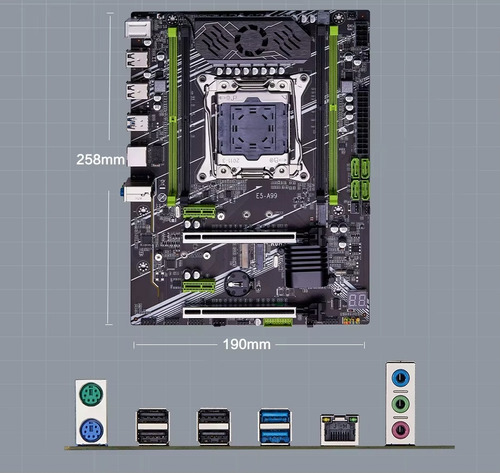 Combo Server X99+ E5 2680v3 -24 Hilos +32 Ram + Bios Turbo! Negro