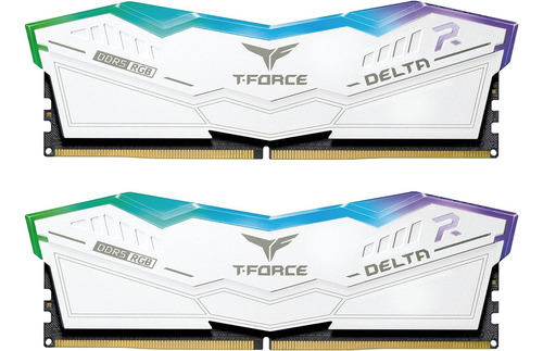 Kit Memori Ram Team Group Tf Ddr5 6400mhz 32gb 2x16gb Blanco