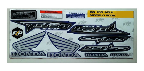 Kit Calco Honda Cg 150 Titan Esd . Tmparts