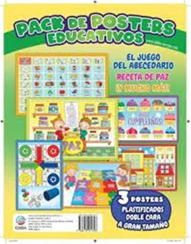 Packs De Posters Educativos El Juego Del Abecedario - Ediba