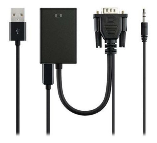 Conversor Vga Para Hdmi Com Alimentação Usb.