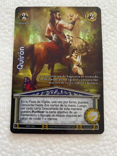 Juego De Cartas Mitos Y Leyendas Quiron