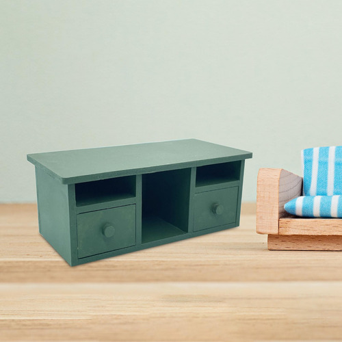1 12 Mesa Para Casa De Muñecas Muebles Para Casa De Verde