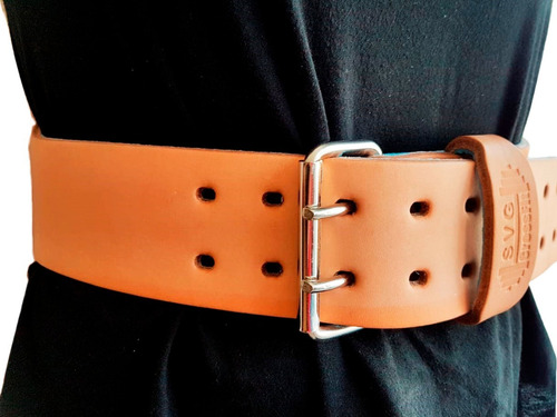 Cinturon Lumbar + Tobillera Para Polea Cuero Gym Servicegym