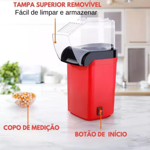Pipoca Caseira Rápida E Deliciosa: Máquina Eletrica