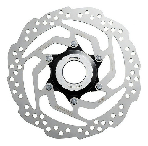 Disco de freno de rotor Shimano Rt10 de 160 mm con bloqueo central