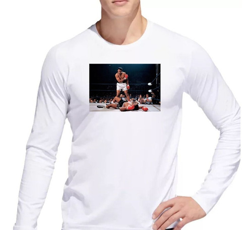 Remera De Hombre Muhammad Ali Boxeo Pelea Knock Out Ml