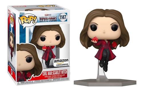 Funko Pop Scarlet Witch Civil War Marvel Amazon Exclusivo