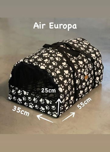Bolso Transportador Perro/gato Para Aerolínea Air Europa