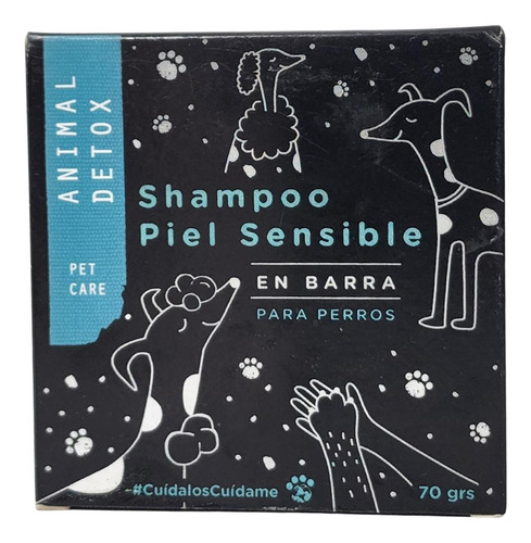 Animal Detox Shampoo En Barra Piel Sensible Para Perros