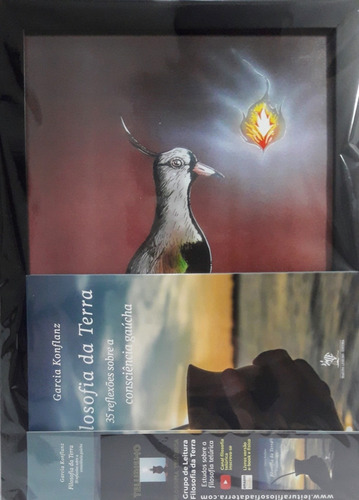 Combo Livro Filosofia Da Terra + Quadro Quero-quero Telúrico