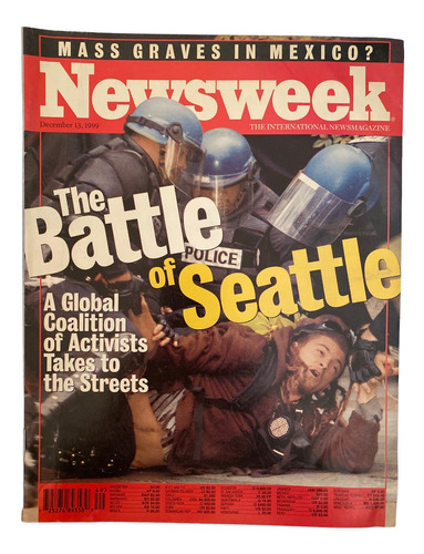 Revista Newsweek Usa Diciembre 1999 Activistas Seattle