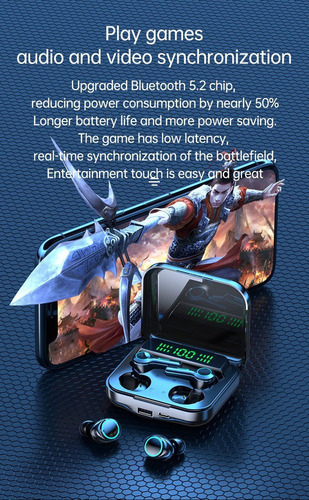 Casal M21 Tws, Pares De Fondos De Sonido Para Juegos Bluetoo