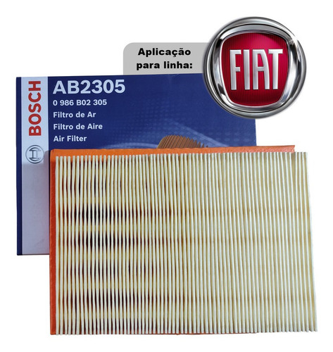 Filtro De Ar Fiat Uno 1.6 R Mpi 1993-1994