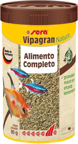 Vipagran Nature 80g/250ml Alimento Principal Em Grânulos
