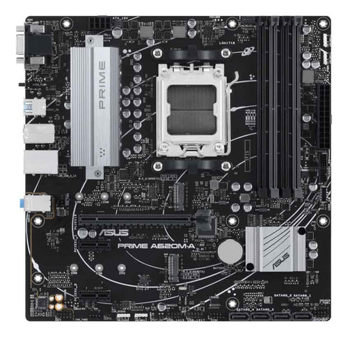 Placa Mãe Asus Prime A620m-a, Ddr5, Am5, Micro Atx