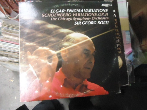 Sir Georg Solti Elgar Enigma Variations Op.36 Lp Imp.