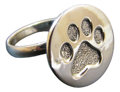 Anillo Huella Perro Gato