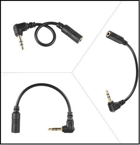 Cable Adaptador Trrs A Trs Microfonos Celular A Camara Dslr 