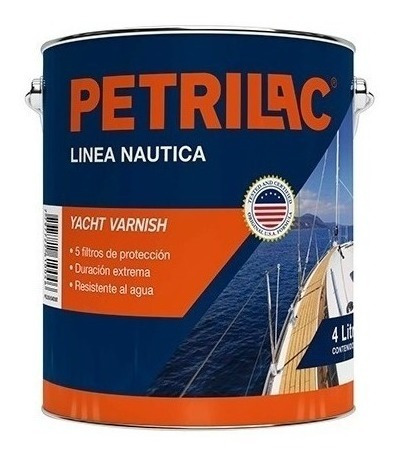 Barniz Marino Petrilac Línea Náutica - 1 Lt 