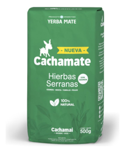 Yerba Mate Cachamate Hierbas 500g Pack X 10u