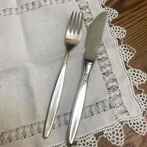Comprar Tenedor Y Cuchillo Postre O Lunch Wmf Metal Plateado E Inox