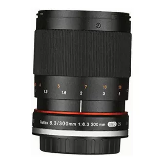 Rokinon 300m-m-bk 300mm F6.3 Mirror Lens For Canon M