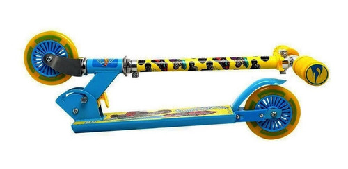 Scooter Niños Hot Wheels, Ruedas Silicona Robusta Plegable