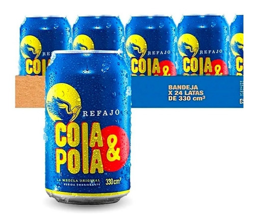 Cola y Pola cerveza refajo 330 mL por 24 unidades