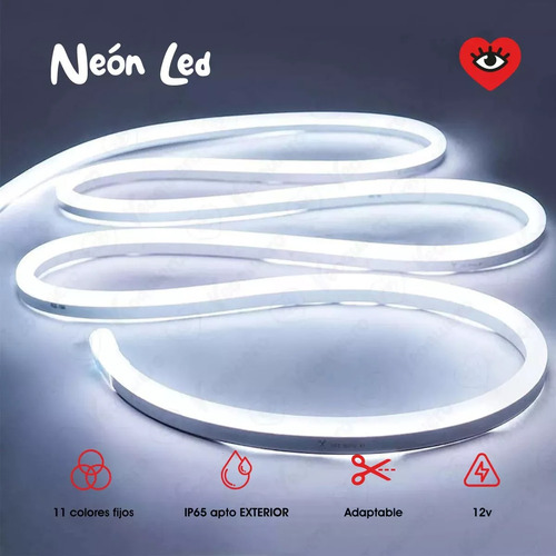 Tira Manguera Luz Led Flexible Neon Exterior 25mts Veoquiero Luz Violeta