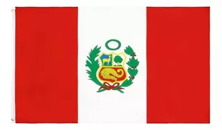 Bandeira Peru Oficial 90 Cm X 150cm C/ Anilha P/ Mastro