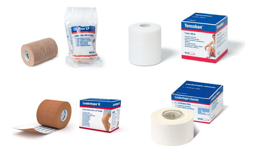 Kit Vendas Deportivas / Leukotape K-classic-coplus-tensoban