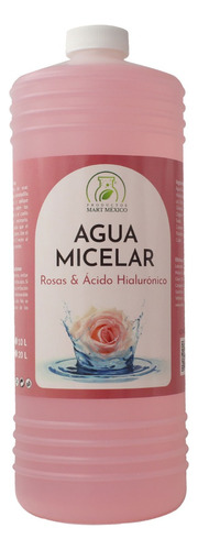 Agua Micelar De Rosas Con Ácido Hialurónico Facial (1 Litro)