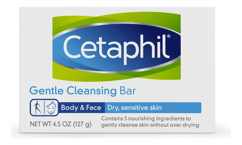 Cetaphil Jabon Con Glicerina Limpiador Facial Corporal 127g