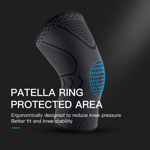 Rodillera Kneepads Con Diseño De Silicona Para Actividades
