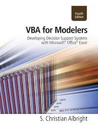 Vba For Modelers S. Christian Albri