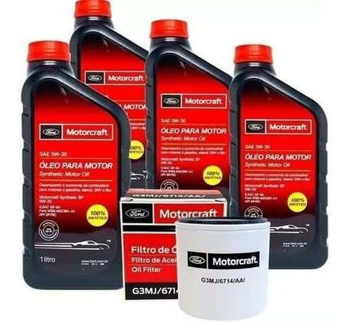 Kit Óleo E Filtro Motorcraft - Original Ford Ka Fiesta Focus
