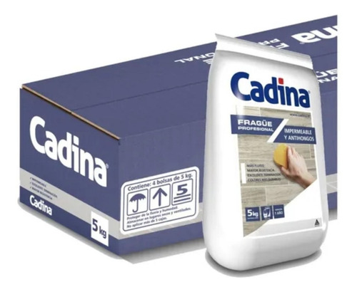 Imagen 2 de 2 de Frague Fluido Gris 1kg Impermeable Antihongos Cadina