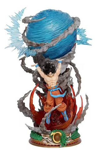 Figura Dragon Ball Z Goku Genkidama 23 Cm Con Luz