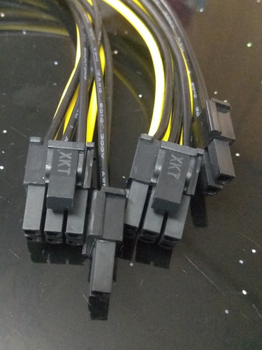 Cable Adaptador Pci-e De 6 Pines A Doble 6 Y 8 Pines Grafica