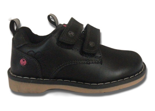 Zapato Escolar Cuero Niña Bubble Gummers, 224-6598 Negro