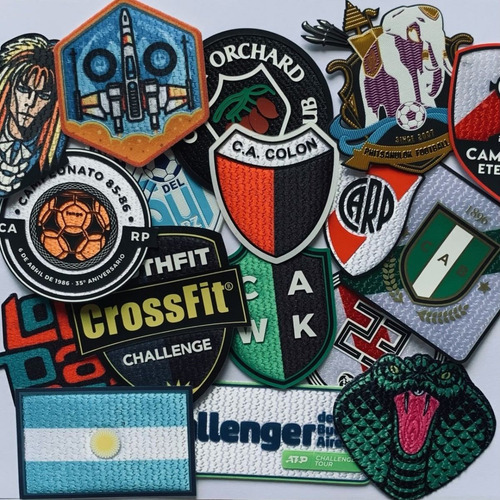Imagen 10 de 10 de Escudos Parches Logos Tpu Y Simil Embroyd