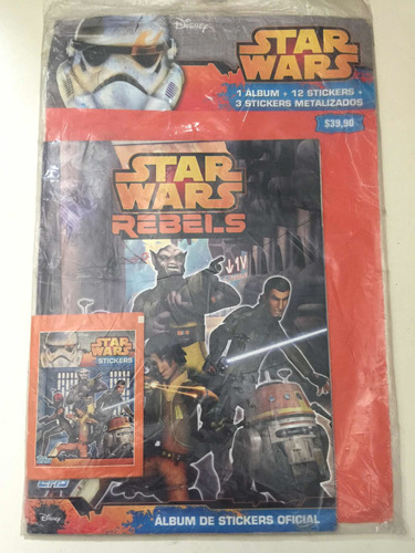 Star Wars Rebels Album Retro Con Stickers